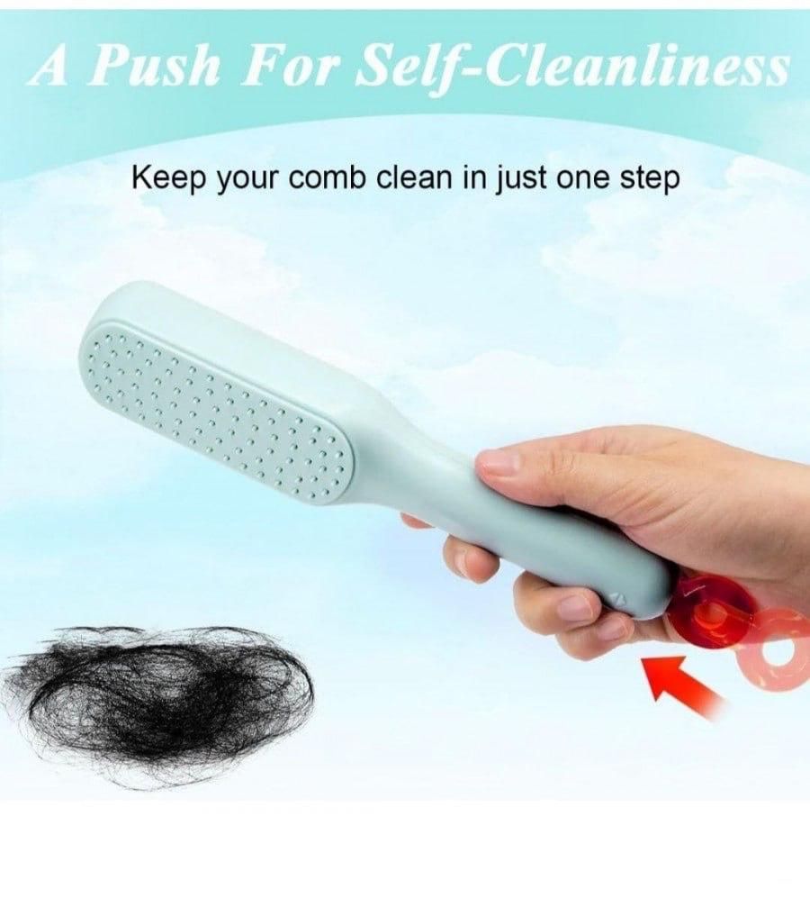 Self-cleaning Massage Comb - Improve & Promotes Blood Circulation in the Scalp