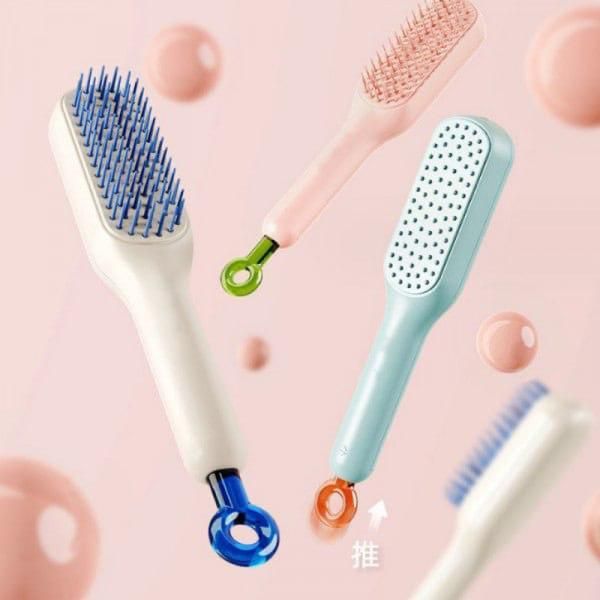 Self-cleaning Massage Comb - Improve & Promotes Blood Circulation in the Scalp