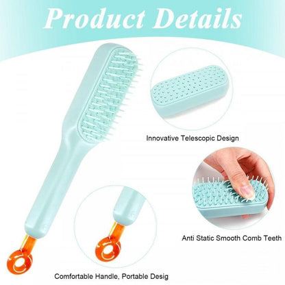 Self-cleaning Massage Comb - Improve & Promotes Blood Circulation in the Scalp